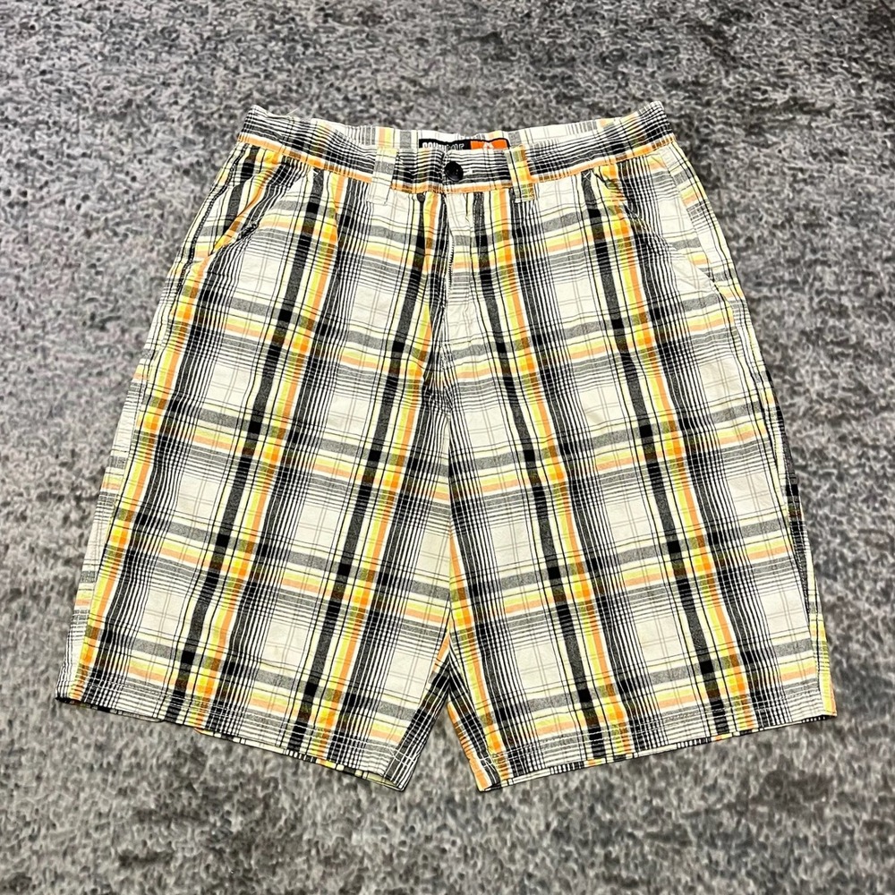 Vintage Y2K Southpole Shorts Plaid Chino Mens 32 Baggy Grunge Hip-Hop Skater‎
